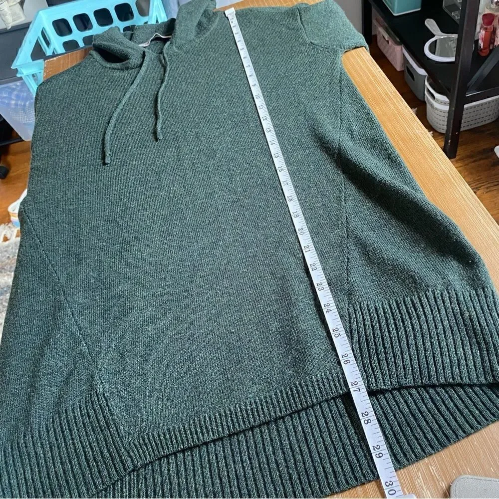 Athleta Nopa Hooded Wool Sweater in Jasper Green - Picture 8 of 12